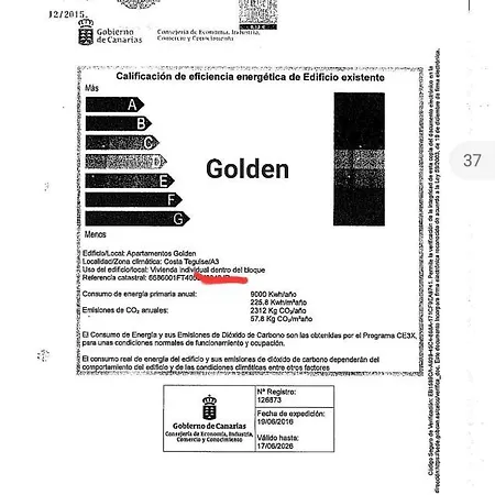 Vivienda Vacacional Golden Sun *